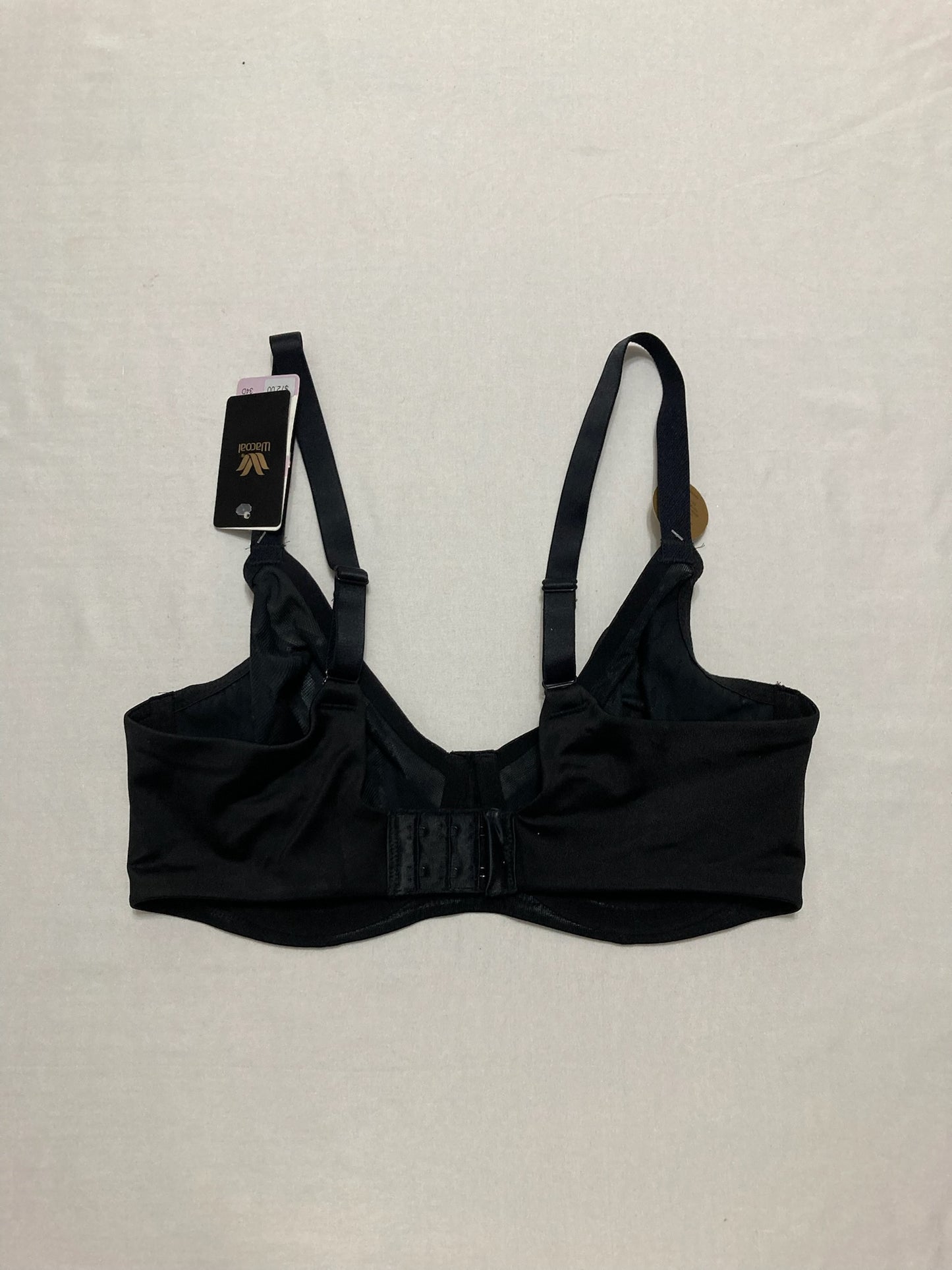 Wacoal Elevated Allure Unlined Underwire Bra Black 34D