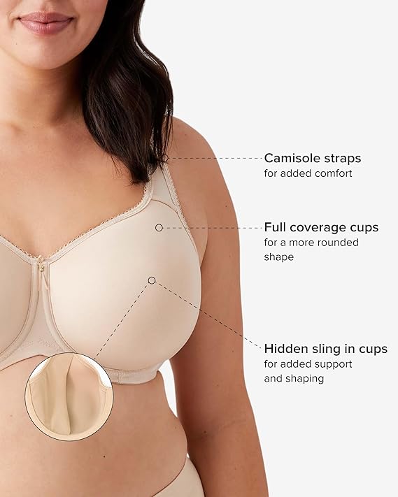 Wacoal Basic Beauty Contour T-shirt Bras Sand 32D