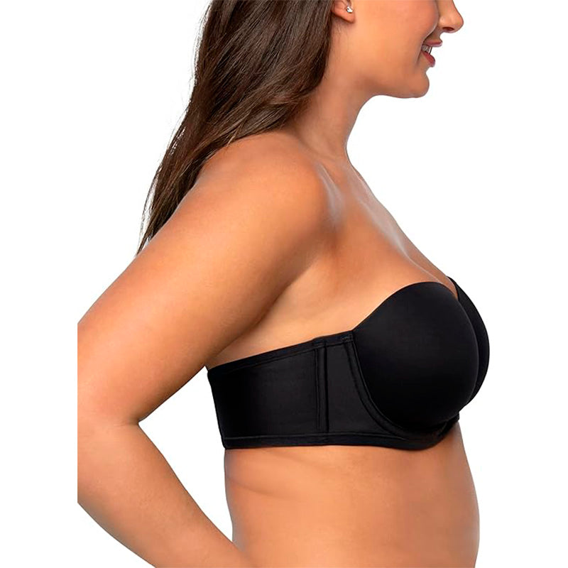 NWD VANITY FAIR Women's Beauty Back Smoothing Strapless Bra BLACK 38C