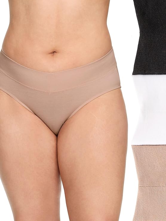 WARNER'S Dig-free Mid-waist 3-pack ASSORTED L