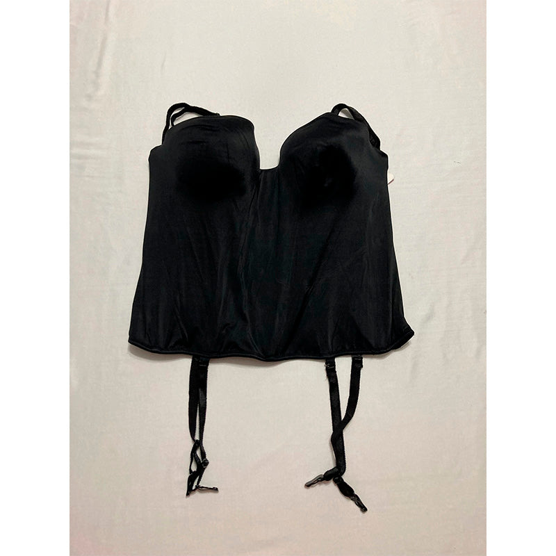 Carnival Invisible Torsolette garters Black 42DD
