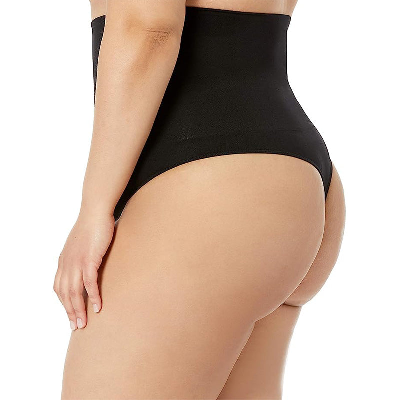 Carnival Petite Plus Seamless High Waist Control Thong Black L