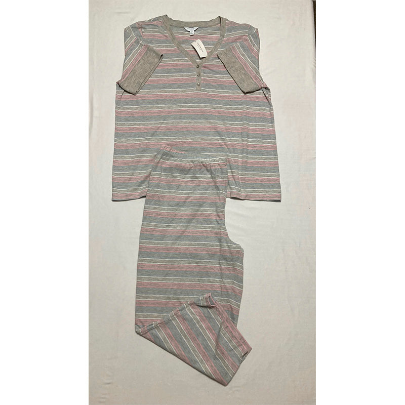 Charter Club The Everyday Cotton Capri Pajama Set Multicolor 2XL