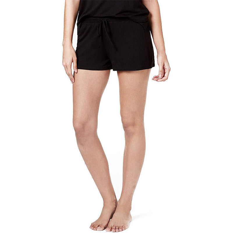 Style & Co. Jenni Ultra Soft Core Pajama Rayon Shorts Black XL