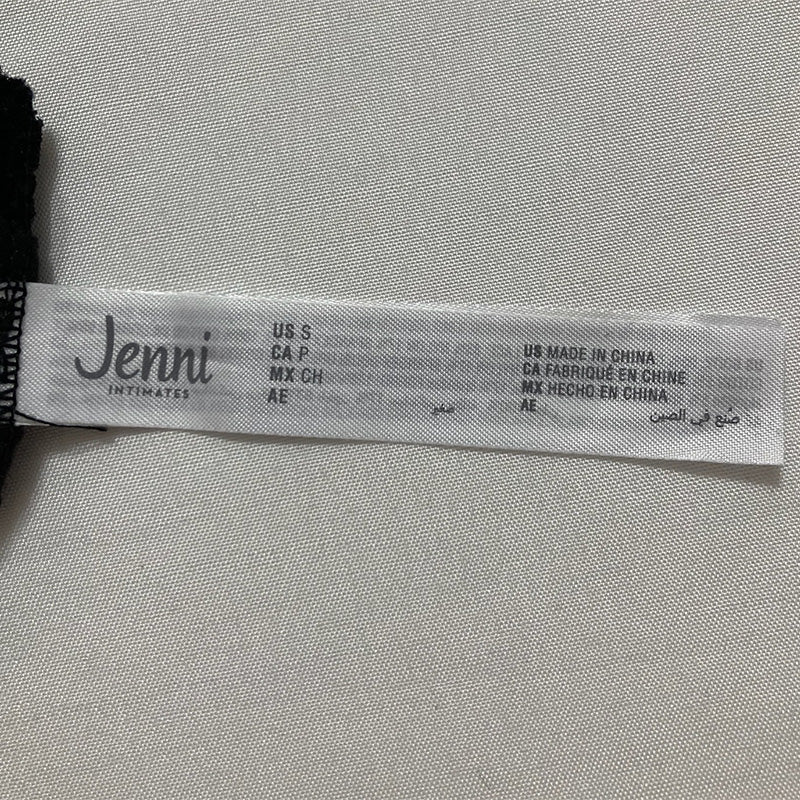 Jenni Lace Trim Hipster Underwear Black Dot S