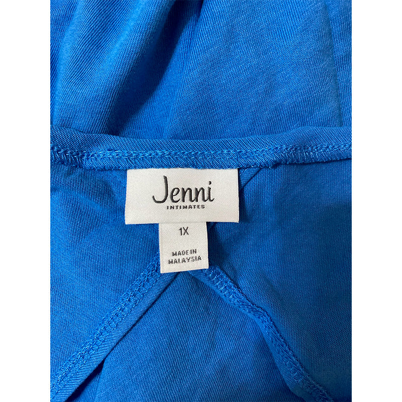 Jenni Sleepwear Nightwear Sleep Shirt Blue 1X