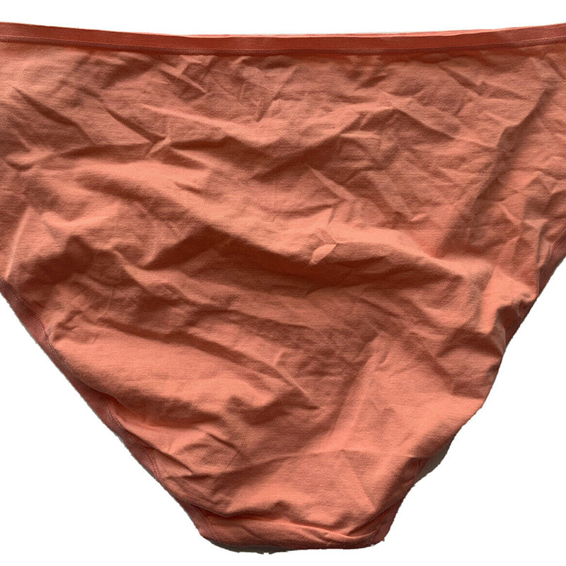 Charter Club Supima Cotton High-Rise Brief Underwear Coral S