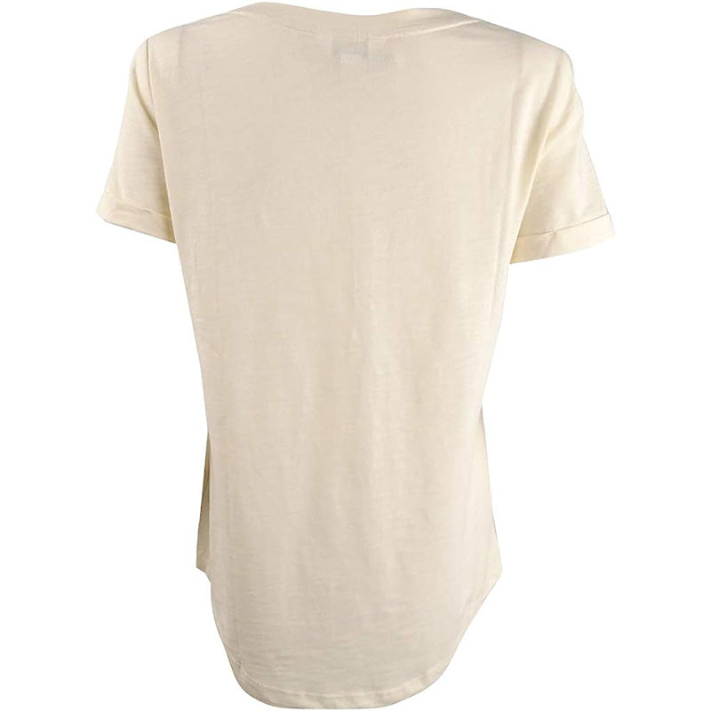 Charter Club Crew Neck Knit Only Pajama Top Antique White 2XL