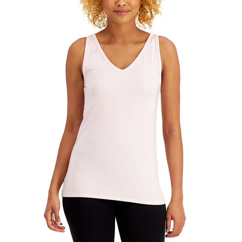 Alfani Ultra Soft Modal Tank Top Pink L