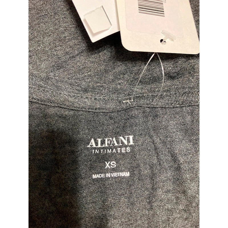 Alfani Ultra Soft Modal Tank Top Heather Charcoal XS