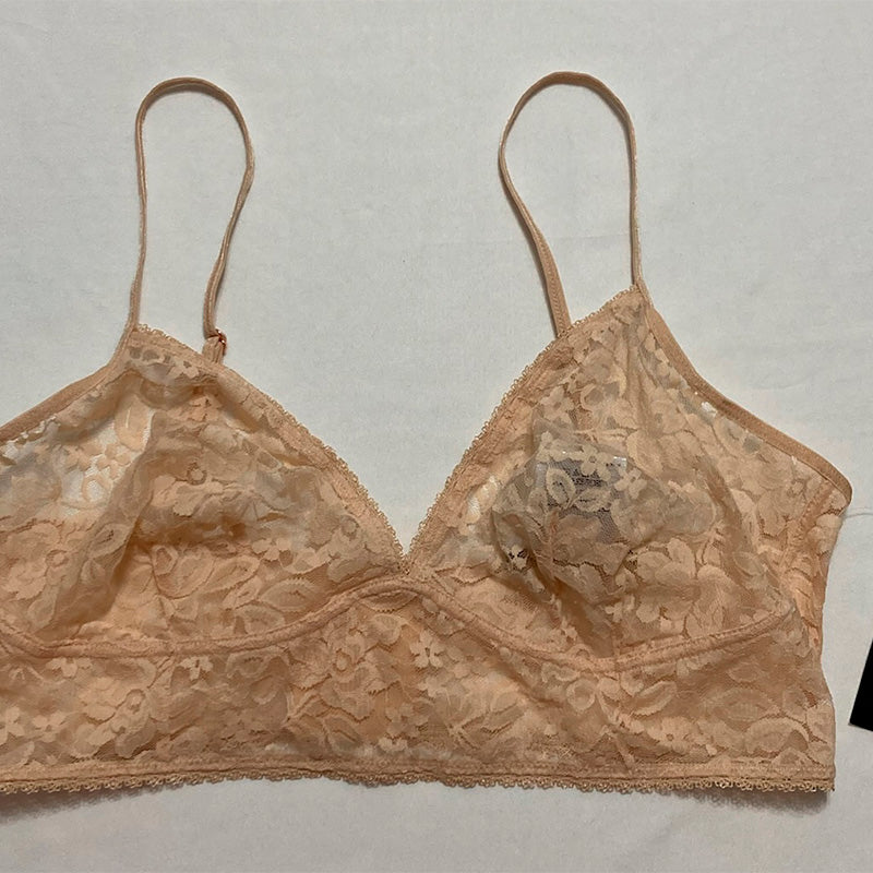 INC Intimates Floral Bralette Bra Ivory L