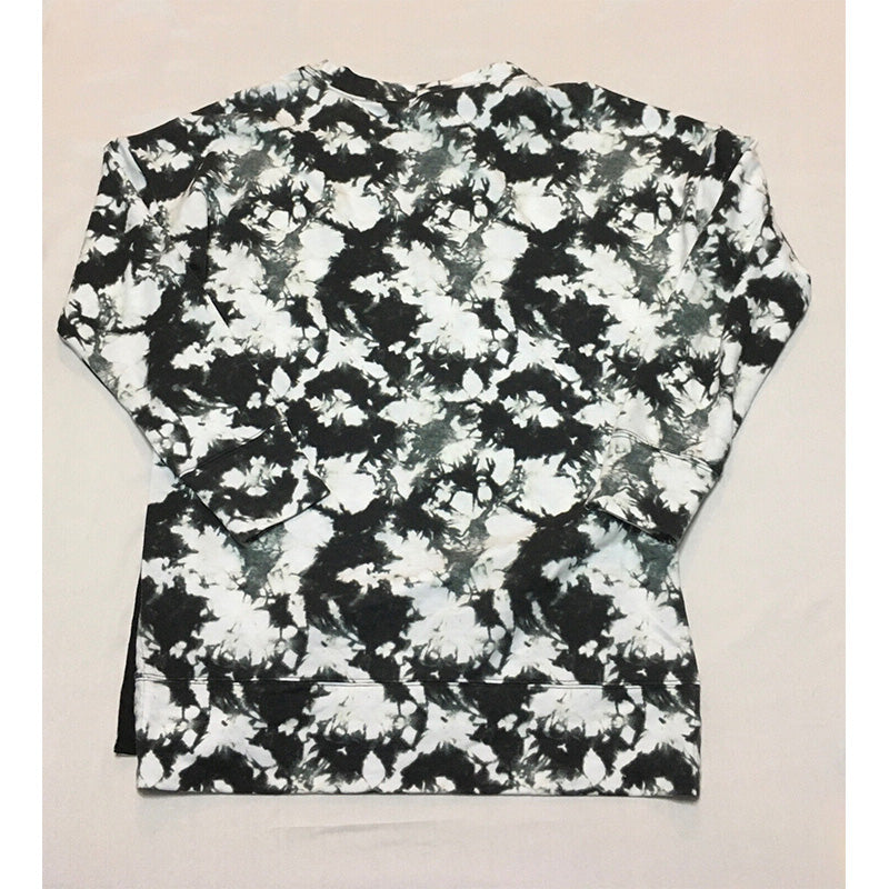 Jenni Super Soft Tunic only Pajama Top Black And White S