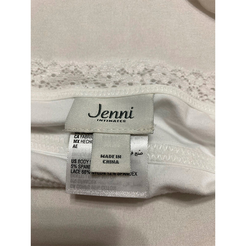 Jenni On Repeat Wide Lace Bralette White 2XL