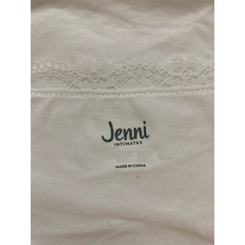 Jenni Lace Trim Hipster Underwear White L