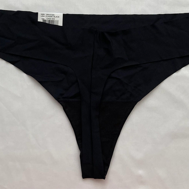 Alfani Women s Laser-Cut Thong Underwear Black XL