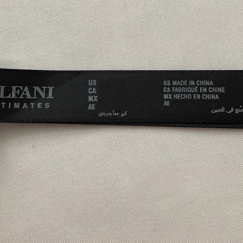 Alfani Laser-Cut Thong Underwear Black 2XL