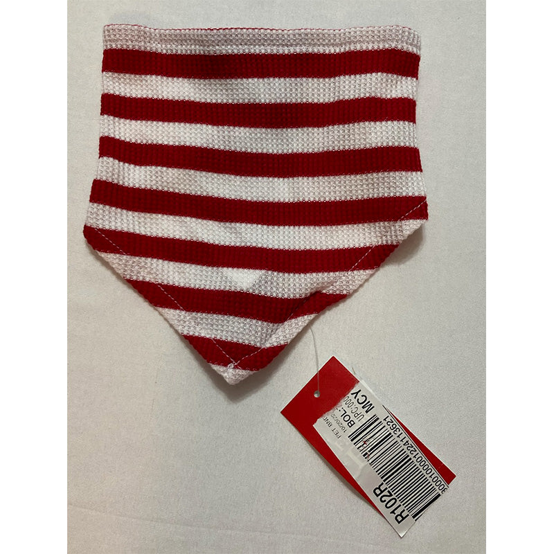 Family PJs Red Stripe Pet / Dogs Bandana Size S/M