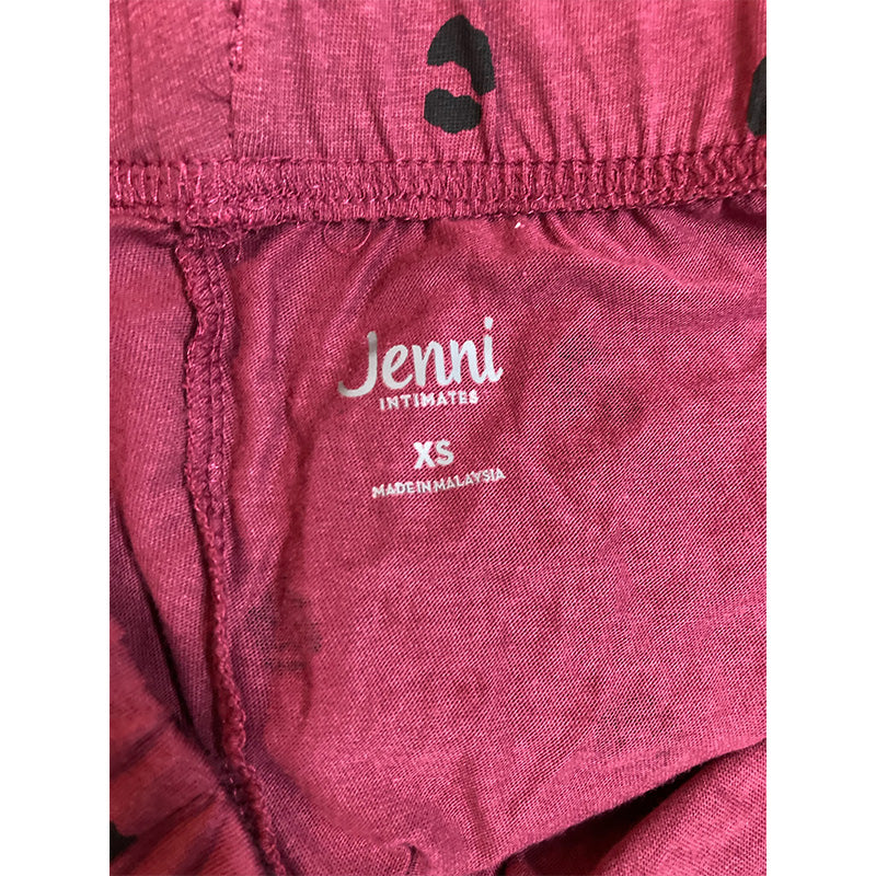 Jenni Printed Jersey Only Pajama Pants Simple Leo XS
