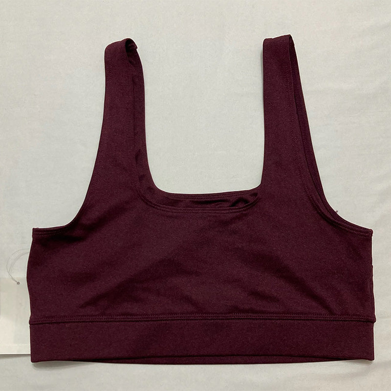Jenni Square-Neck Bralette Wine M