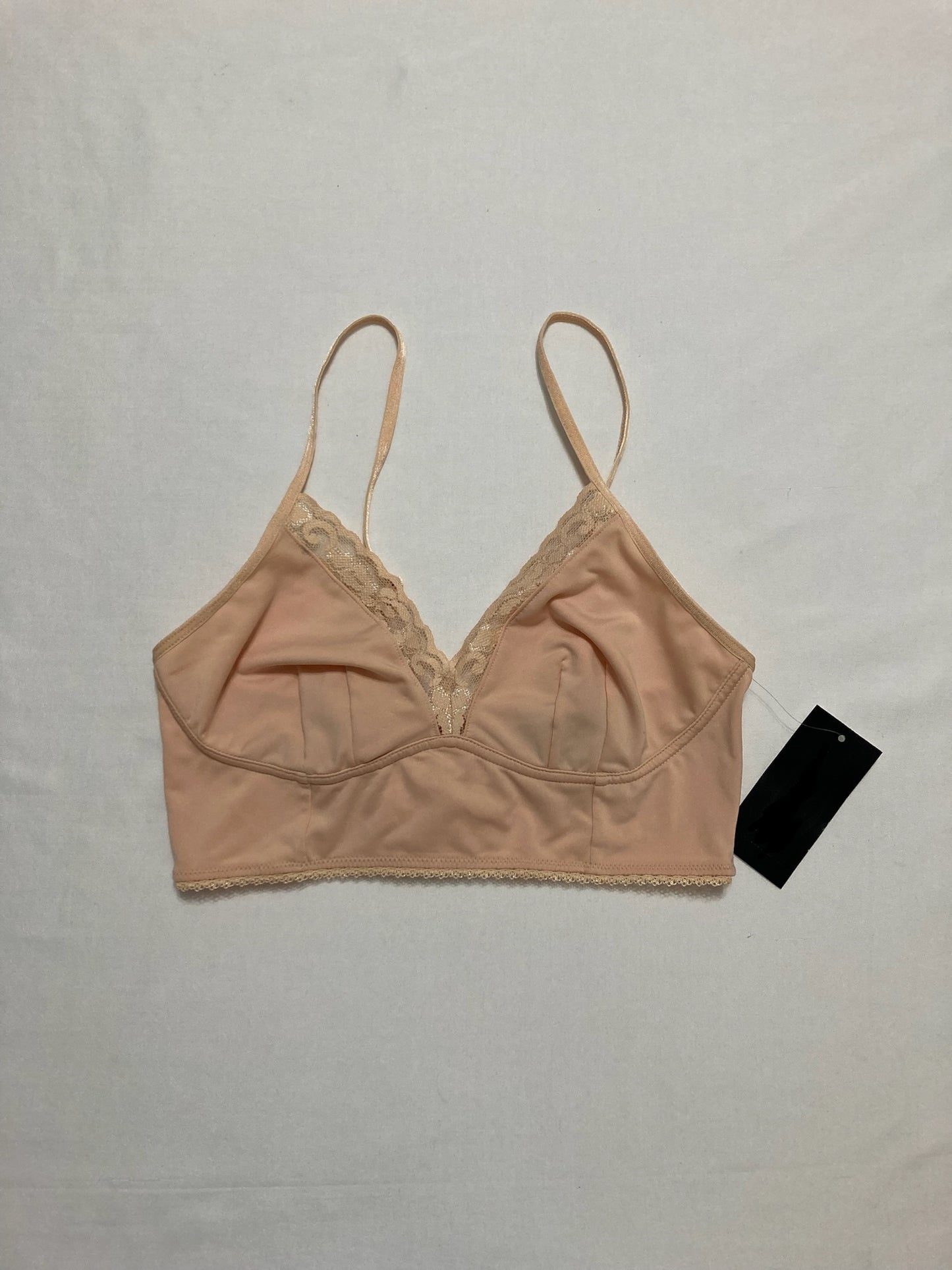 INC Lace-Trim Bralette Almond 2XL