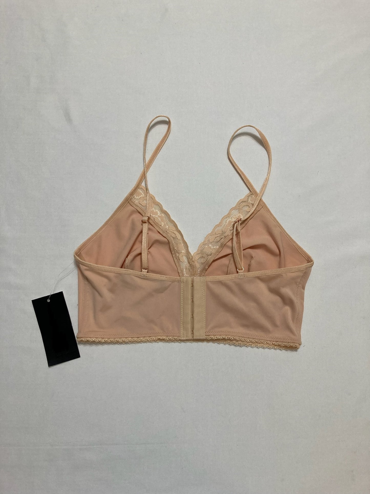 INC Lace-Trim Bralette Almond 2XL