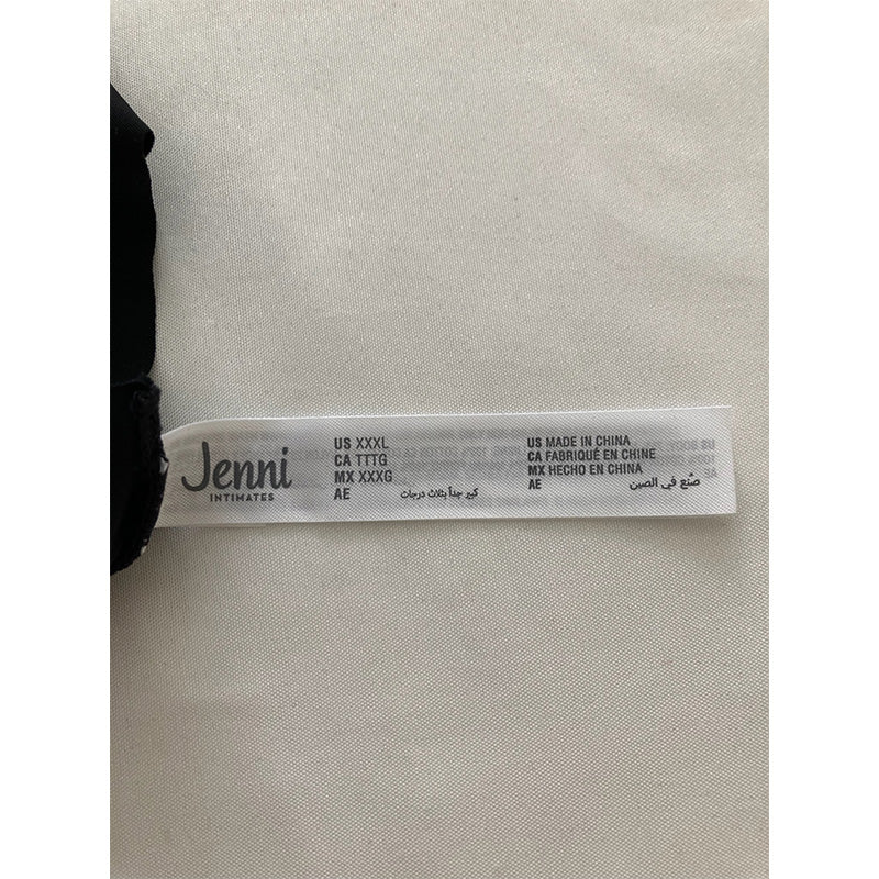 Jenni No-Show Bikini Underwear Black XXXL