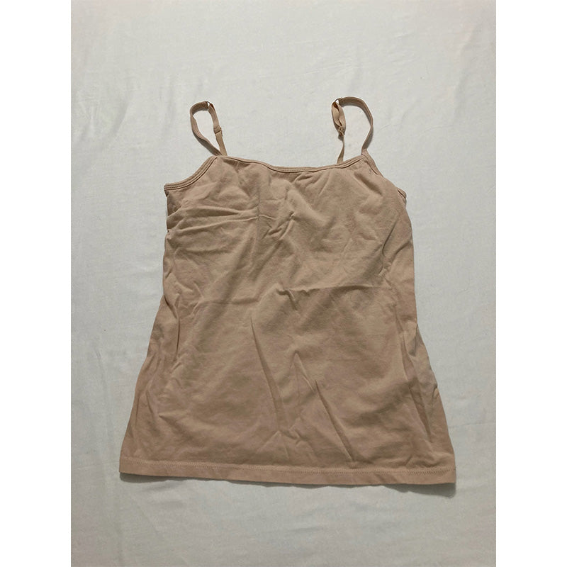 Charter Club Shelf-Bra Cami Tank Nude M