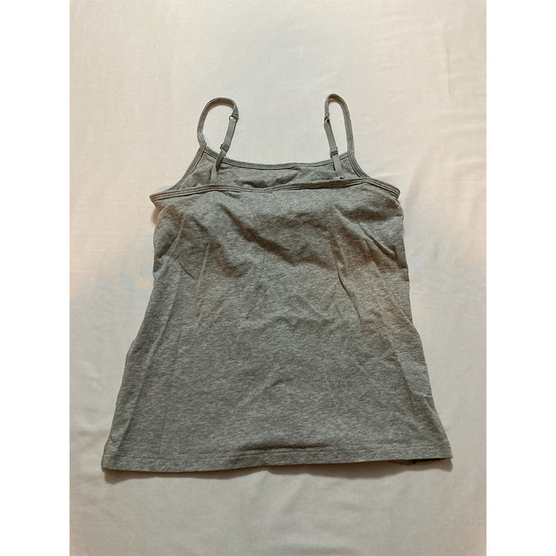 Charter Club Shelf-Bra Cami Tank Grey M