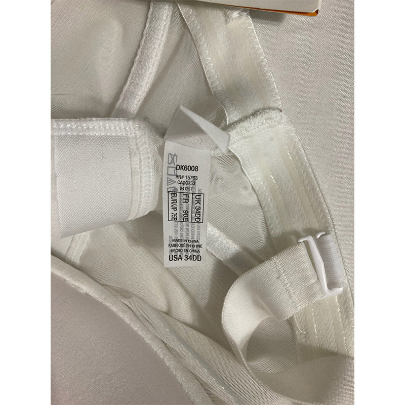 DKNY Sheers Strapless Bodysuit White 34DD