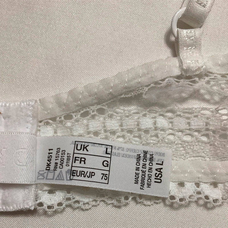 DKNY Intimates Mix Match Lace Bralette White L
