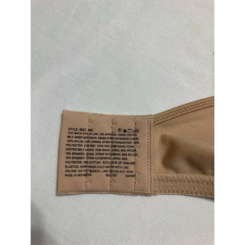 Bali One Smooth U Balconette Underwire Bra Nude 38C