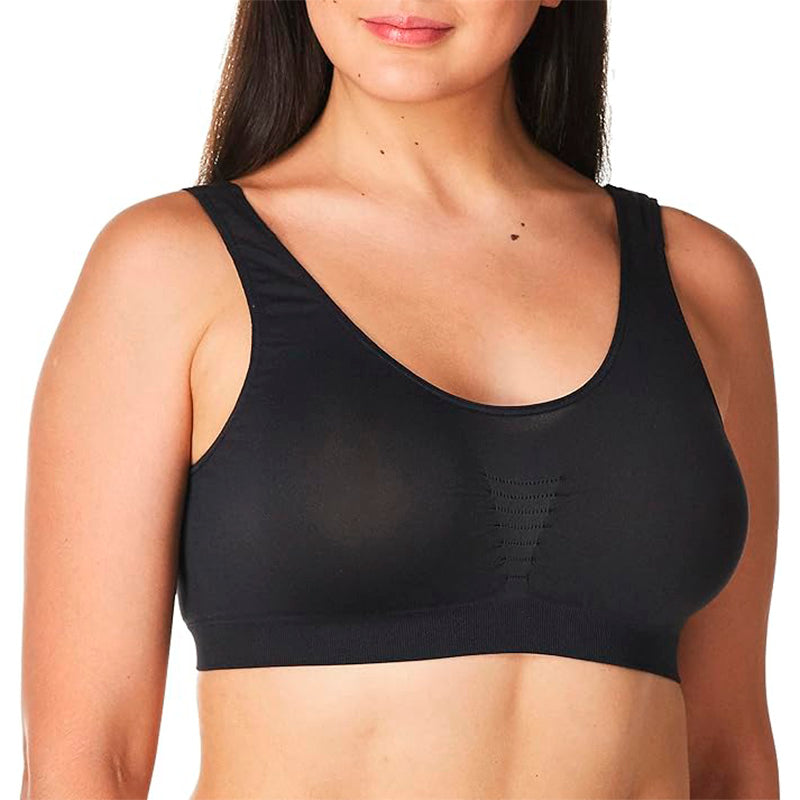 Bali Comfort Revolution Seamless Crop Top Black S