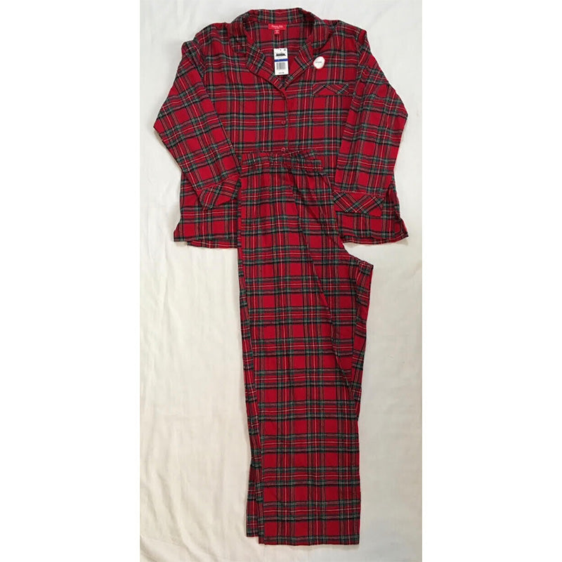 Family Pajamas Womans Brinkley Plaid Pajama Red XL