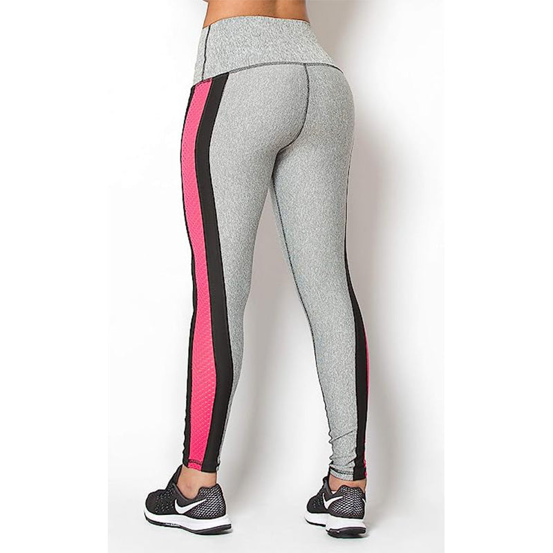 Mountrun Active Colombian Waisted High Compression Workout Shaping Leggings (Heather)