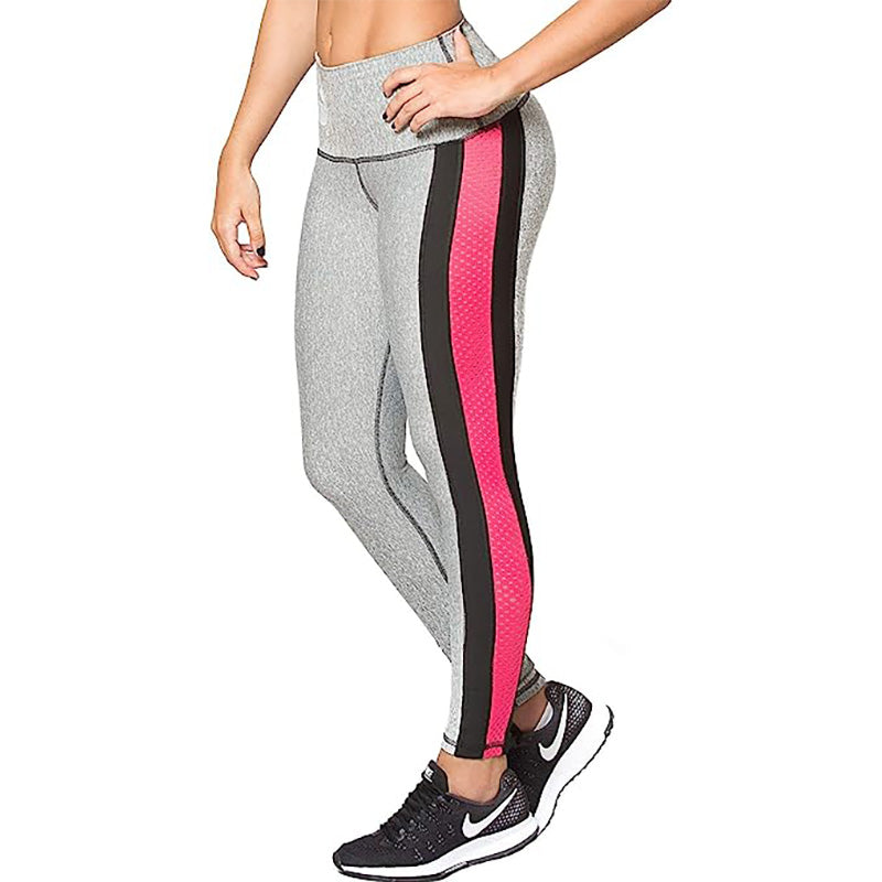 Mountrun Active Colombian Waisted High Compression Workout Shaping Leggings (Heather)