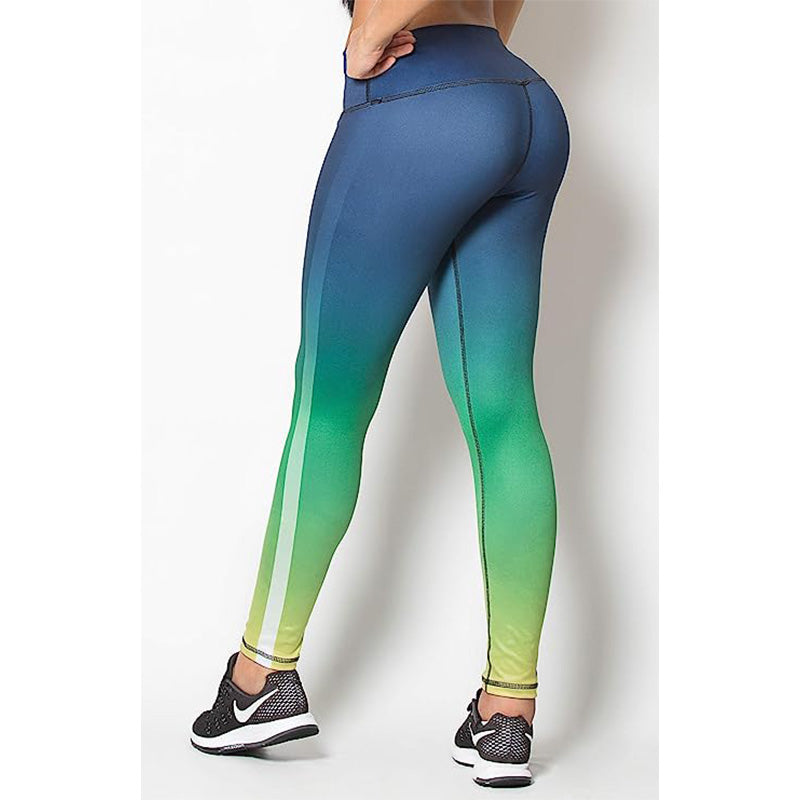 Mountrun Active Colombian Waisted High Compression Workout Shaping Leggings (Lynx)