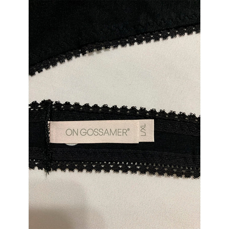 OnGossamer Panty g String and Thong Panties Black L - XL