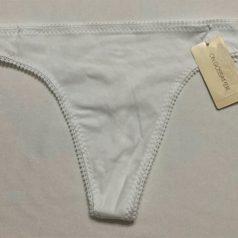 OnGossamer Women's Cabana Cotton Hipg, White, L/X-L