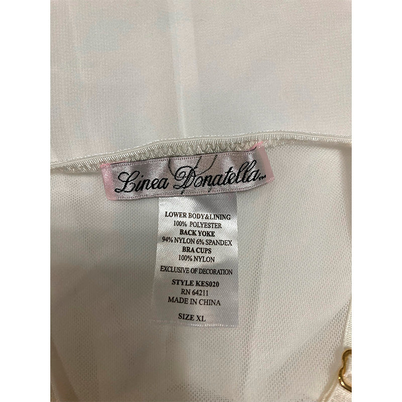 Linea Donatella Keepsake Lace-Trim Chemise Nightgown Lingerie XL