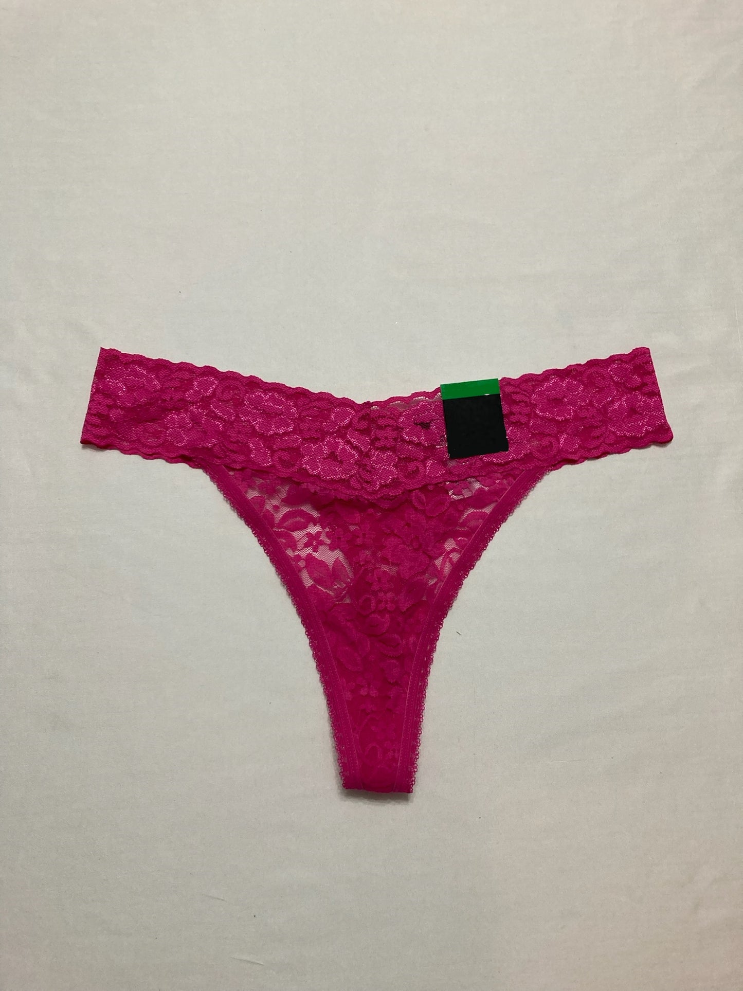 INC Lace-Trim Thong Underwear Divine Berry M