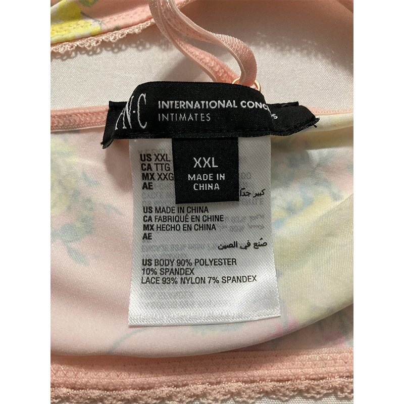 Inc International Concepts Lace-Trim Bralette Multicolor 2XL