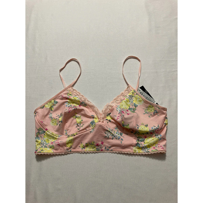 Inc International Concepts Lace-Trim Bralette Multicolor 2XL