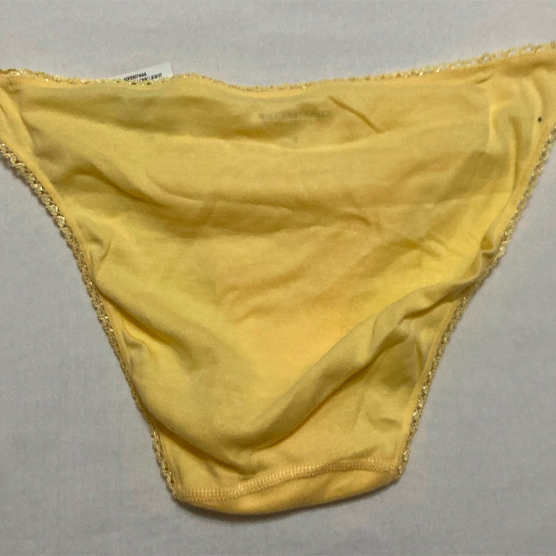 Charter Club Everyday Cotton Bikini Underwear Yellow S