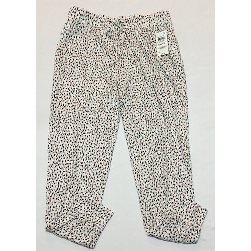 Alfani Printed Essential Only Jogger Pants Multi Dots S