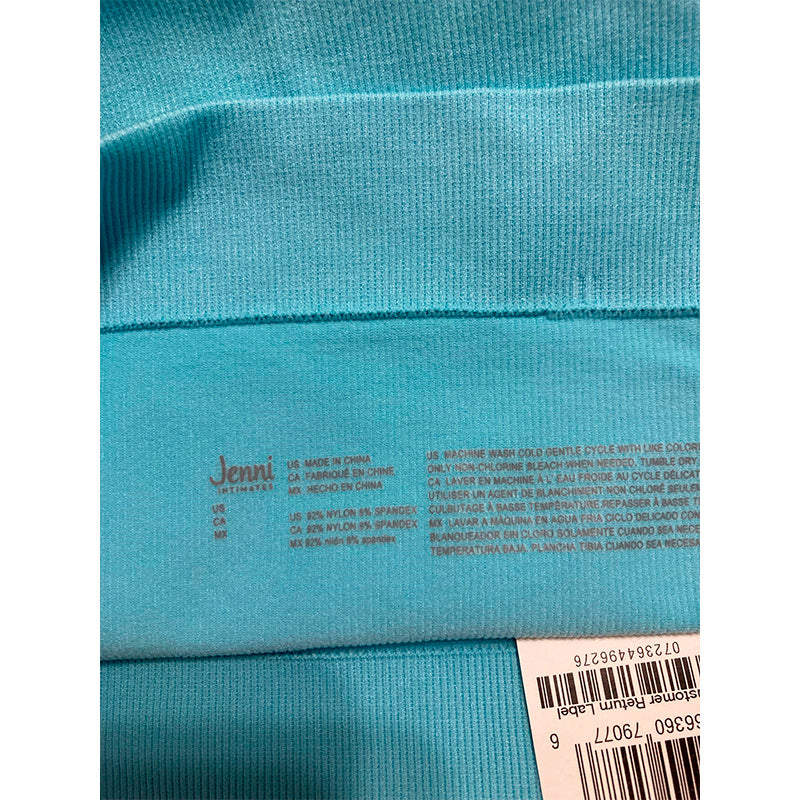 Jenni Hi-Cut Seamless Bikini Underwear Caribbean Turq S
