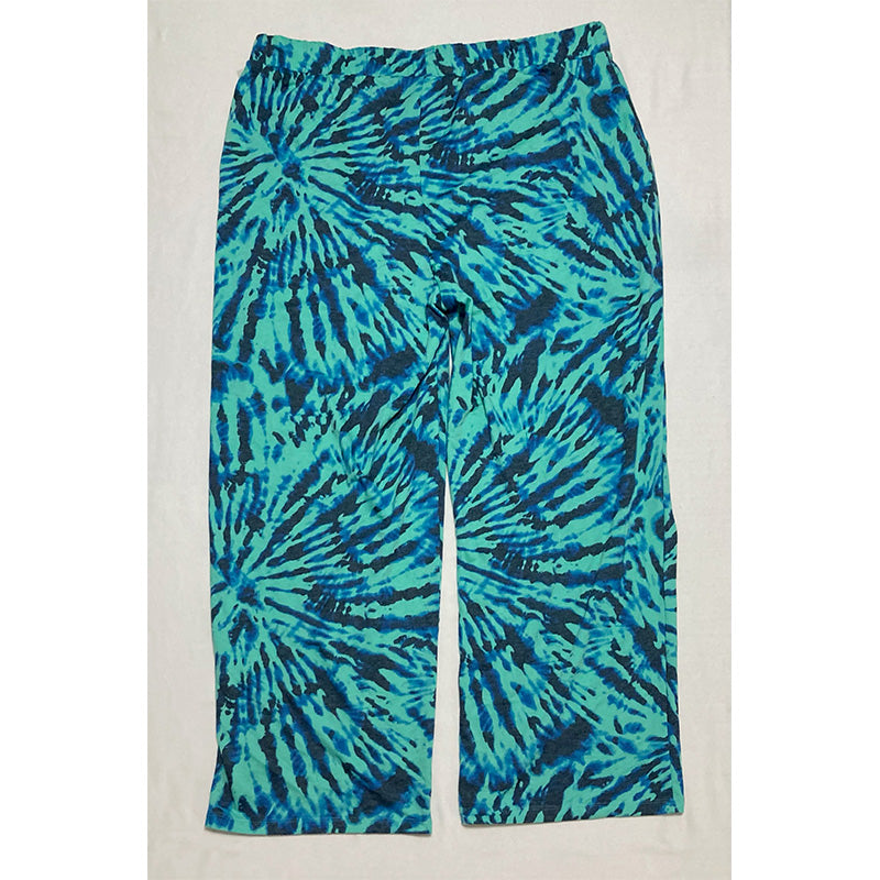 Jenni High-Rise Wide-Leg Only Pajama Pants Tiedye Blue 2XL