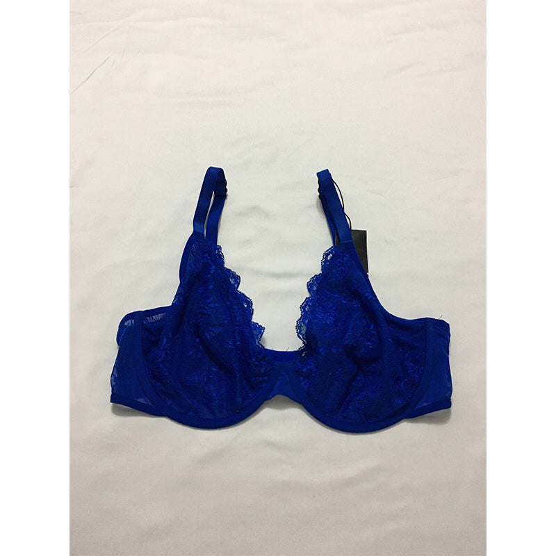 INC Apex Lace Bra Blue XL