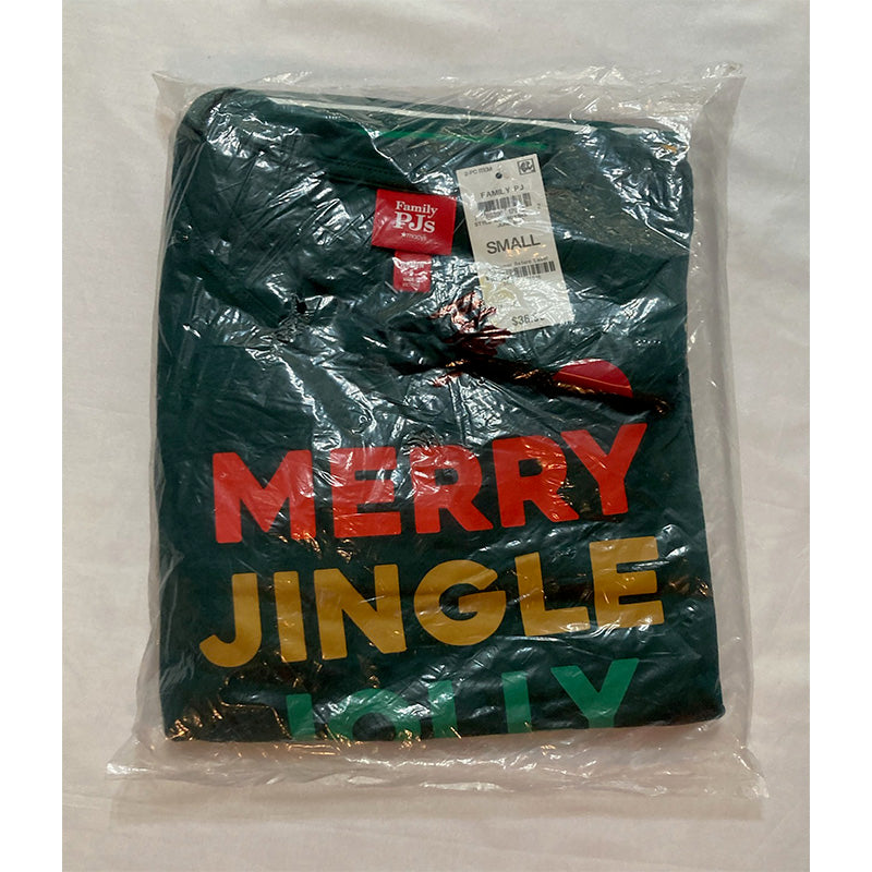 Family Pajamas Matching Merry Jingle Mix Pajama Set Green S