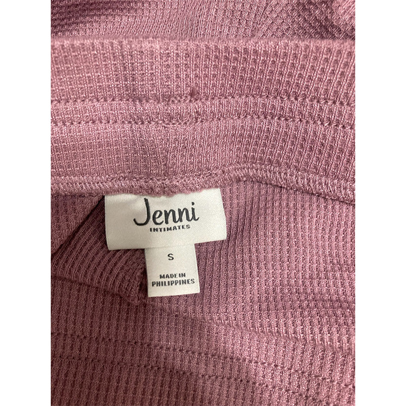Jenni Solid Waffle Sleep Jogger Pants Antique Rose S