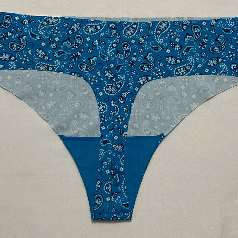 AQUA Intimates Stretch Thong Underwear M